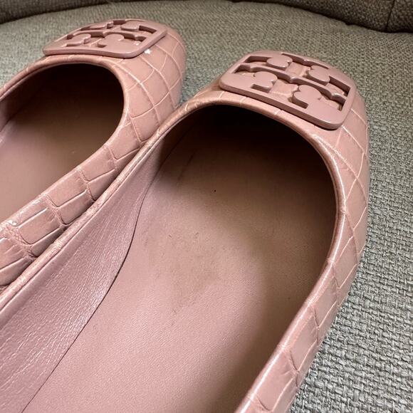 NWOT: Tory Burch Georgia Snake Skin Pump - Picture 5 of 9